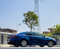 Gloss Metallic Indigo Blue Car Vinyl Wrap review 1