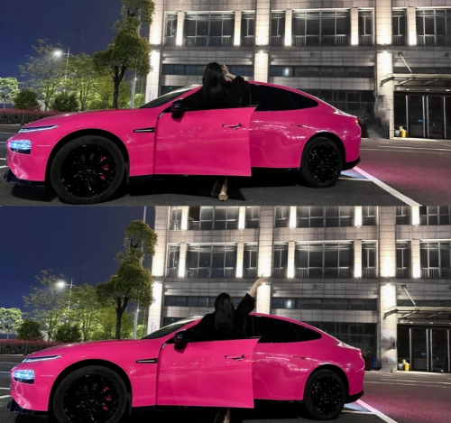 Super Gloss Rose Red Car Vinyl Wrap review 