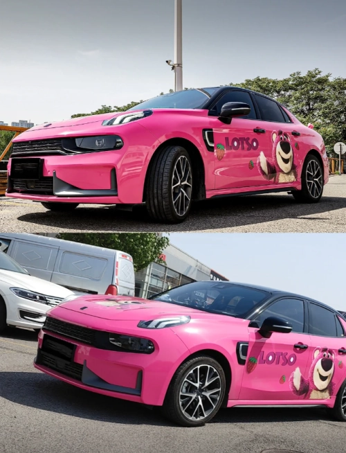 Super Gloss Rose Red Car Vinyl Wrap review 