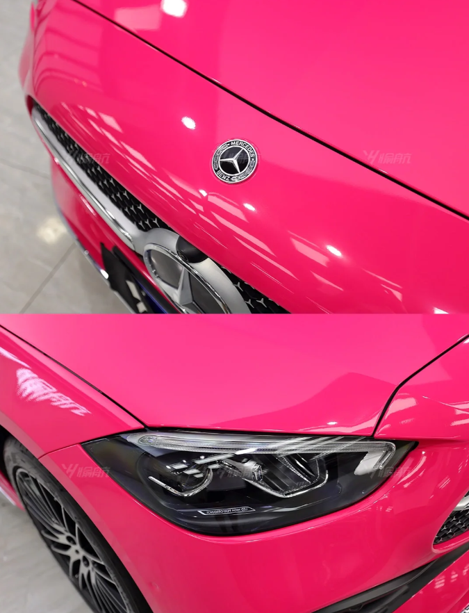 Super Gloss Rose Red Car Vinyl Wrap review Robert Williams 01