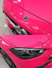 Super Gloss Rose Red Car Vinyl Wrap review 0