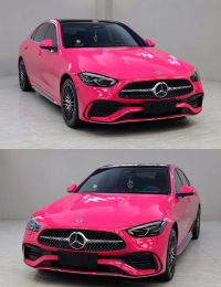 Super Gloss Rose Red Car Vinyl Wrap review 1