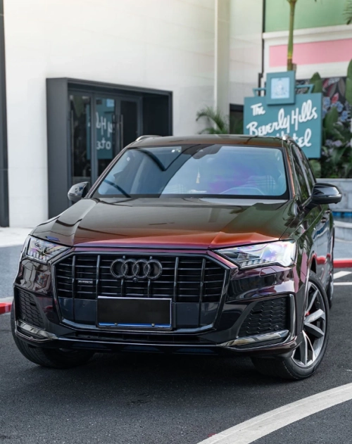 PET Gloss Shifting Red to Black Car Vinyl Wrap review 