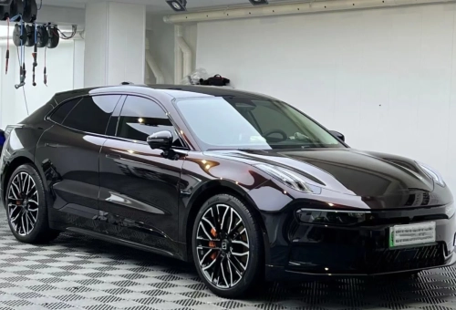 PET Gloss Shifting Red to Black Car Vinyl Wrap review 