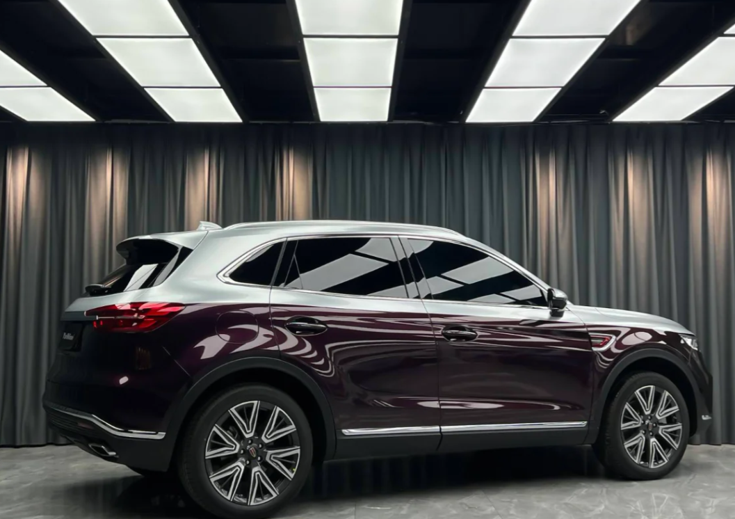 Gloss Metallic Midnight Red Car Vinyl Wrap review 3