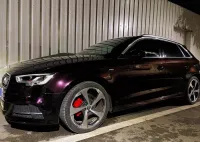 Gloss Metallic Midnight Red Car Vinyl Wrap review 1