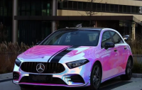 Holographic Chrome Rainbow White Car Vinyl Wrap (Non-Stretchable) review 0