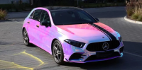 Holographic Chrome Rainbow White Car Vinyl Wrap (Non-Stretchable) review 1