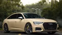 Super Gloss Sandstorm Yellow Desert Yellow Car Vinyl Wrap review 2
