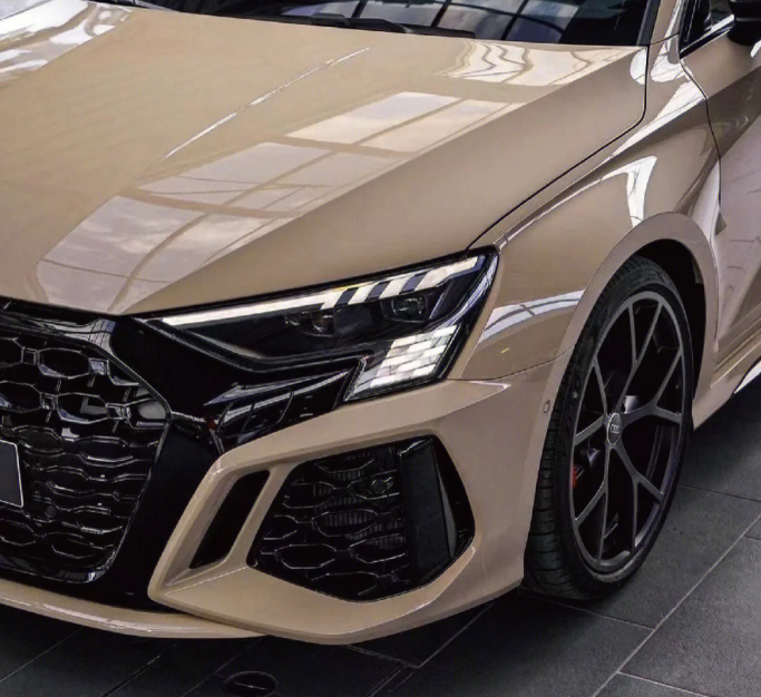 Super Gloss Sandstorm Yellow Desert Yellow Car Vinyl Wrap review 3