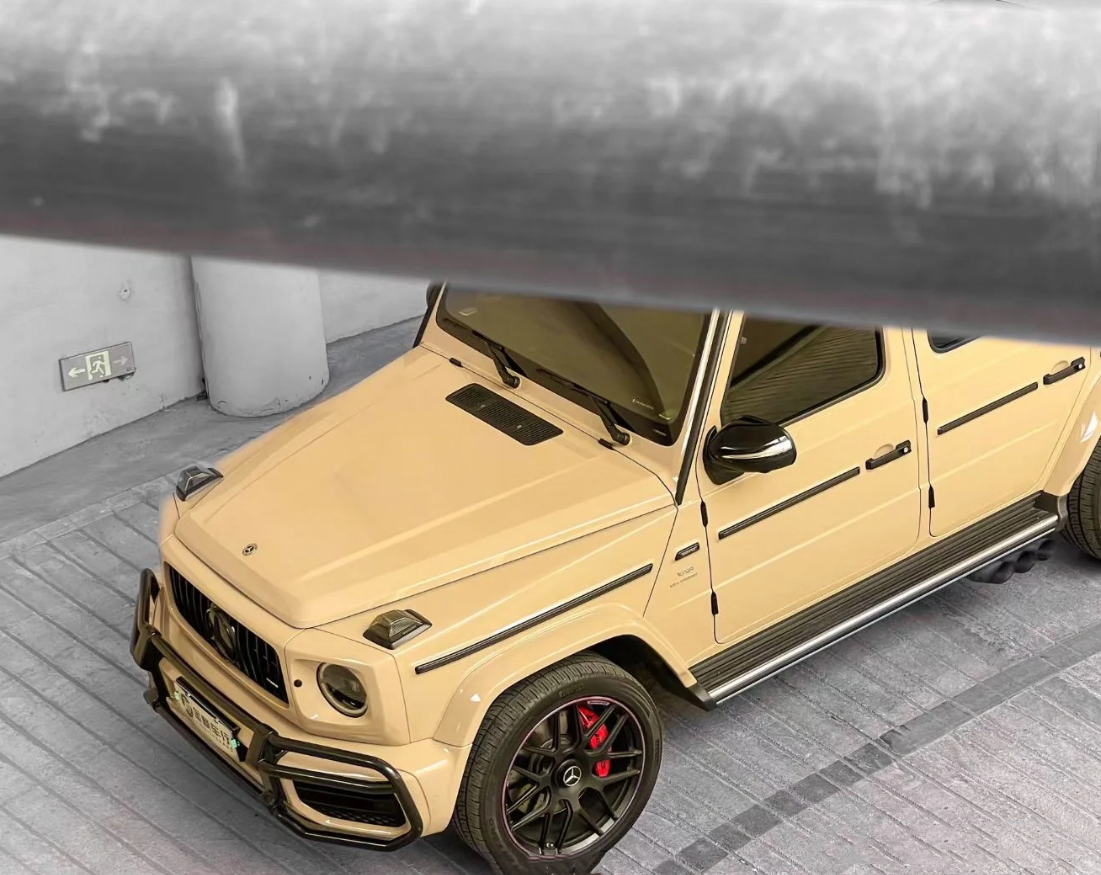 Super Gloss Sandstorm Yellow Desert Yellow Car Vinyl Wrap review 1