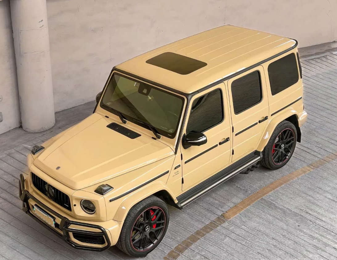 Super Gloss Sandstorm Yellow Desert Yellow Car Vinyl Wrap review 2