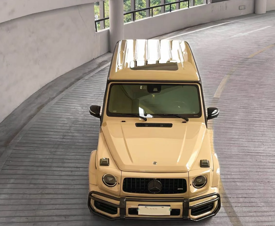 Super Gloss Sandstorm Yellow Desert Yellow Car Vinyl Wrap review 5