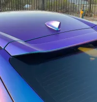Matte Diamond Purple Blue Car Vinyl Wrap review 1