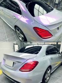 Candy Metallic Gray Purple Car Vinyl Wrap review 0