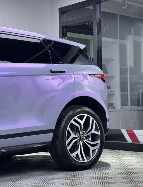 Candy Metallic Gray Purple Car Vinyl Wrap review 