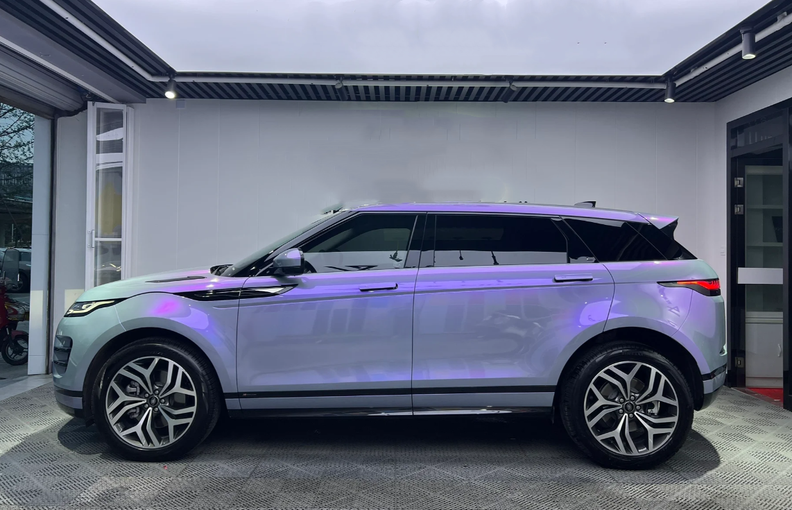 Candy Metallic Gray Purple Car Vinyl Wrap review 2