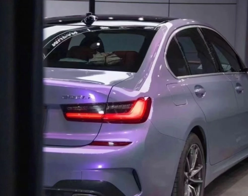 Candy Metallic Gray Purple Car Vinyl Wrap review 