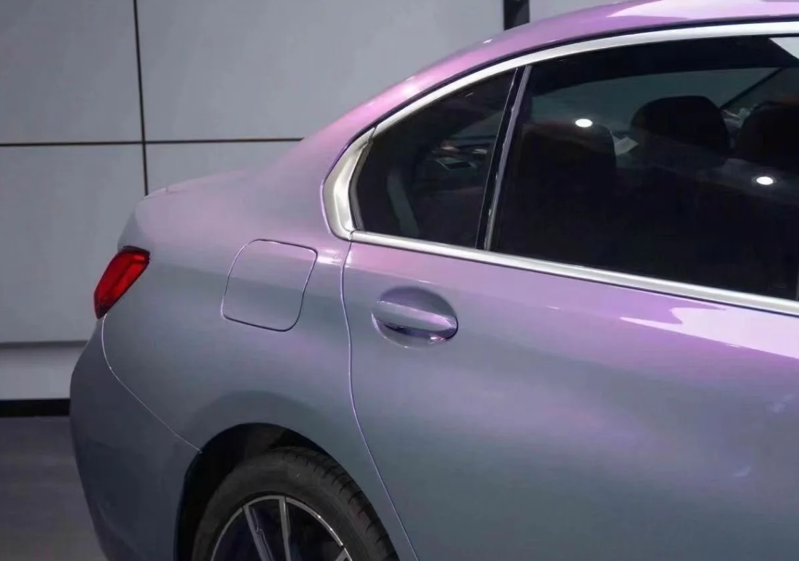 Candy Metallic Gray Purple Car Vinyl Wrap review 2