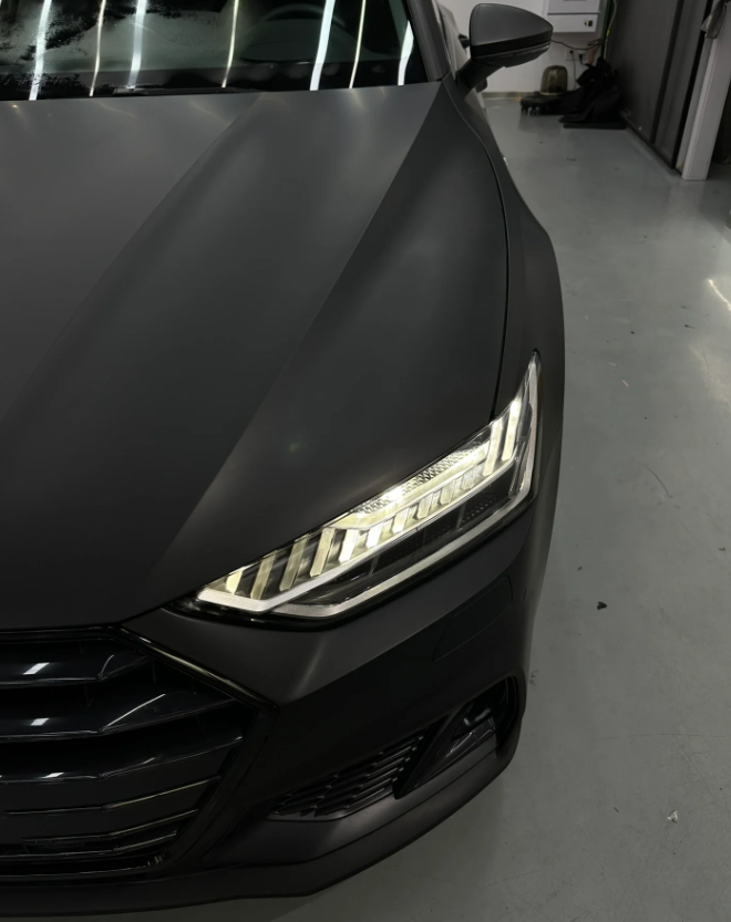 Matte Black Car Vinyl Wrap review 2