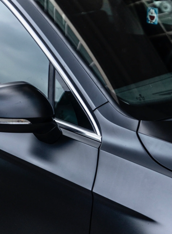 Satin Black Car Vinyl Wrap review 3