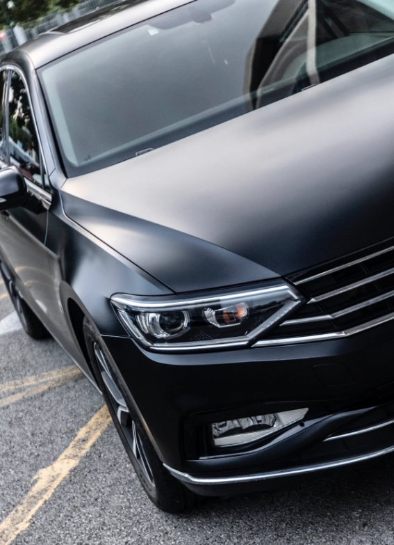 Satin Black Car Vinyl Wrap review 4
