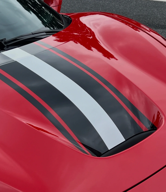Super Gloss Ferrari Red Car Vinyl Wrap review 3