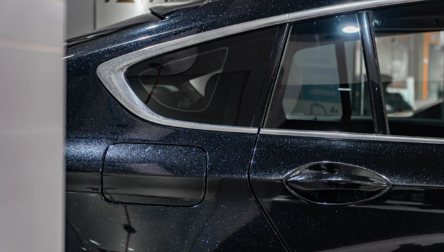 Gloss Black Diamond Car Vinyl Wrap review 3