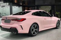  Super Matte Rose Pink Car Vinyl Wrap review 3