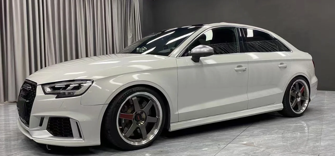 Super Gloss Ash Gray Car Vinyl Wrap review Phillip E. Lassor 04