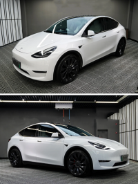 Super Gloss Crystal White Car Vinyl Wrap review 0