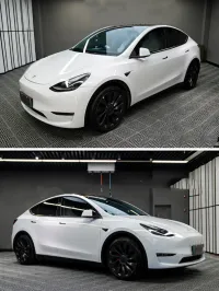 Super Gloss Crystal White Car Vinyl Wrap review 0
