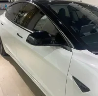 Super Gloss Diamond White Car Vinyl Wrap review 2