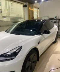 Super Gloss Diamond White Car Vinyl Wrap review 3