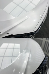 Super Gloss Diamond White Car Vinyl Wrap review 3