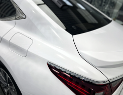 Super Gloss Diamond White Car Vinyl Wrap review Vlad 05