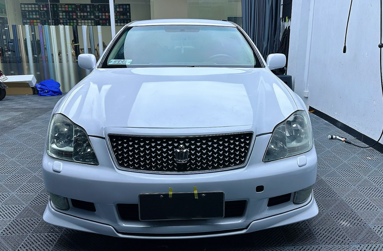 Super Gloss Diamond White Car Vinyl Wrap review evilution 02