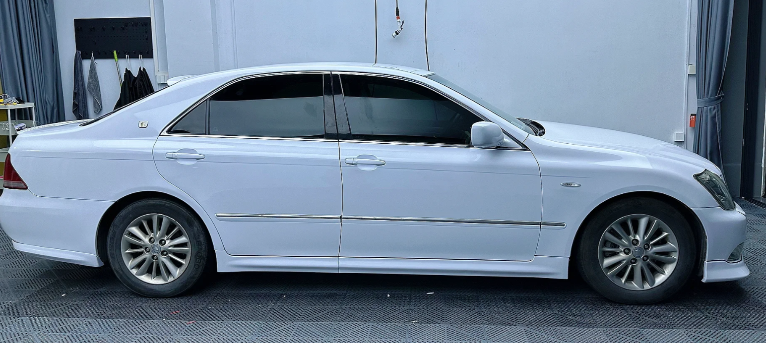 Super Gloss Diamond White Car Vinyl Wrap review evilution 04