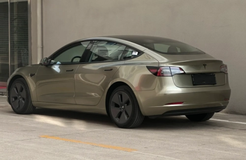 Super Gloss Aventurine Green Car Vinyl Wrap review 