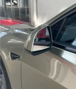 Super Gloss Aventurine Green Car Vinyl Wrap review Varinder singh 03