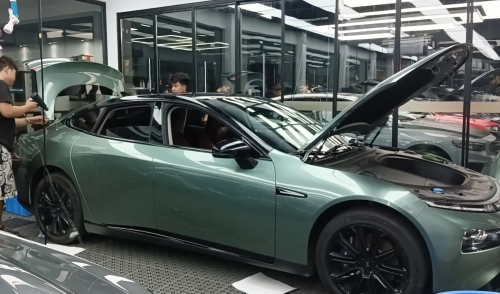 Ultra-Matte Venom Green Car Vinyl Wrap review 