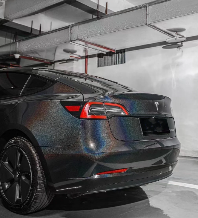 Glossy Laser Black Car Vinyl Wrap review miche laplante 03