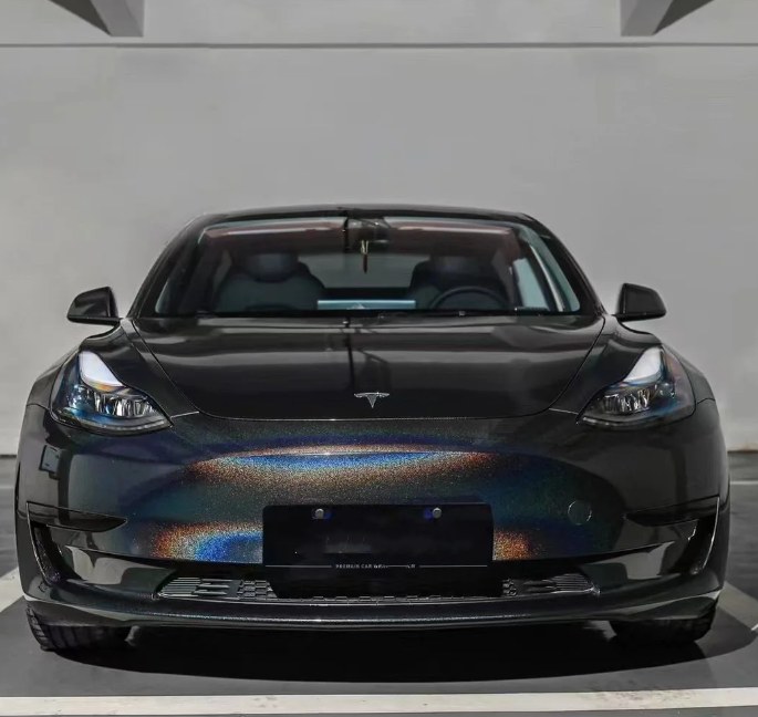 Glossy Laser Black Car Vinyl Wrap review miche laplante 04