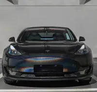 Glossy Laser Black Car Vinyl Wrap review 3