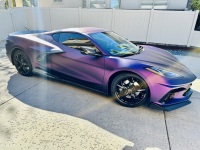 Matte Metallic Purple Car Vinyl Wrap review 3
