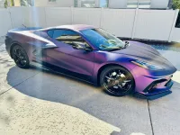 Matte Metallic Purple Car Vinyl Wrap review 3