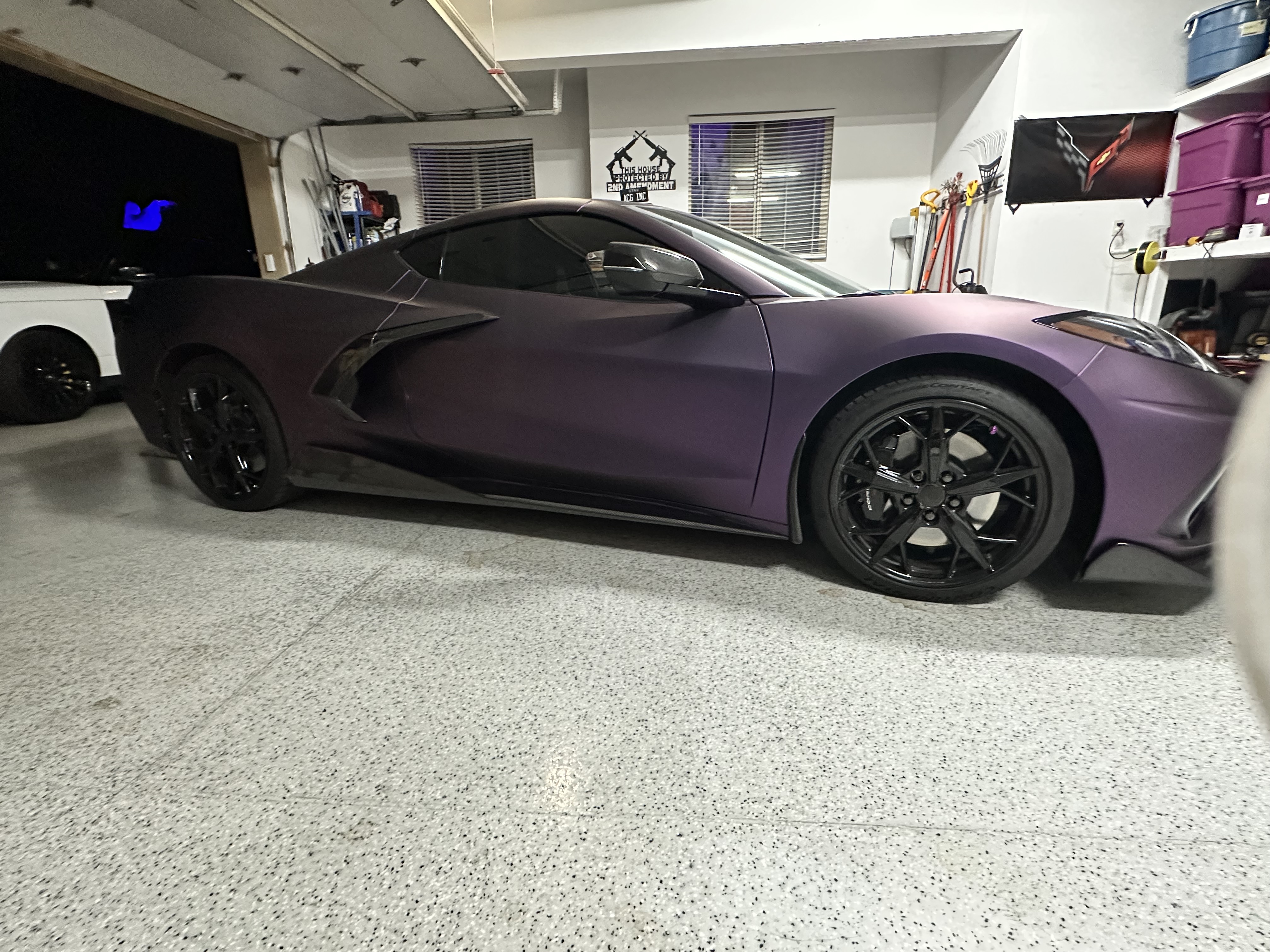 Matte Metallic Purple Car Vinyl Wrap review 4