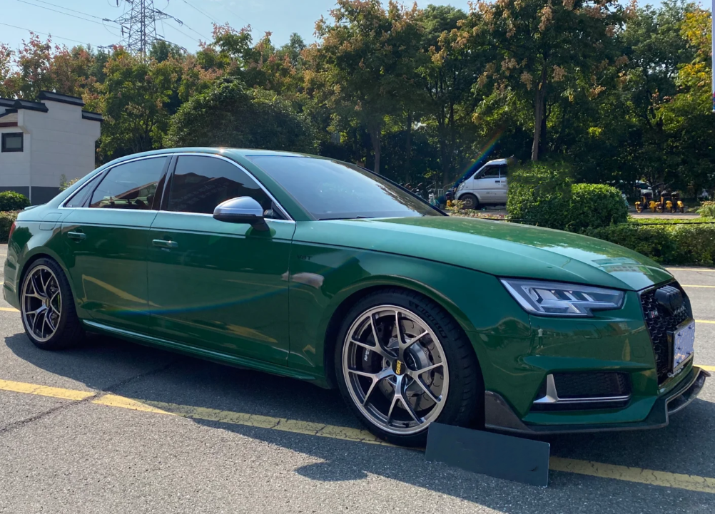 High Gloss Vintage Racing Green Car Vinyl Wrap review colin kenny 02