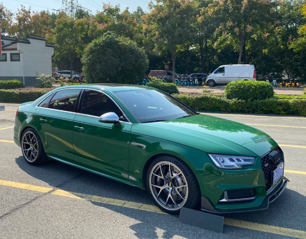 High Gloss Vintage Racing Green Car Vinyl Wrap review colin kenny 03