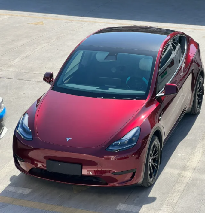  Liquid Metallic Dragon Blood Red Car Vinyl Wrap review 2